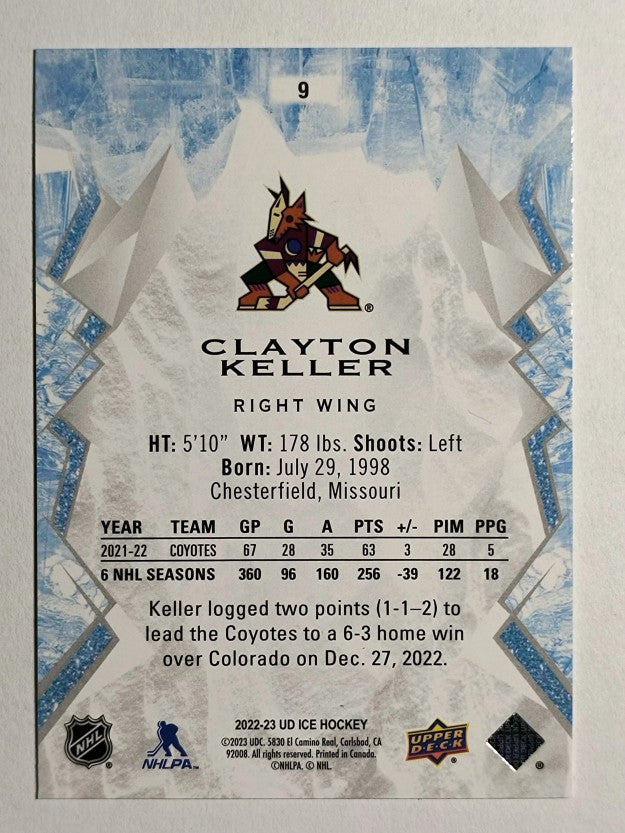 2022-23 Upper Deck Ice Green #9 Clayton Keller