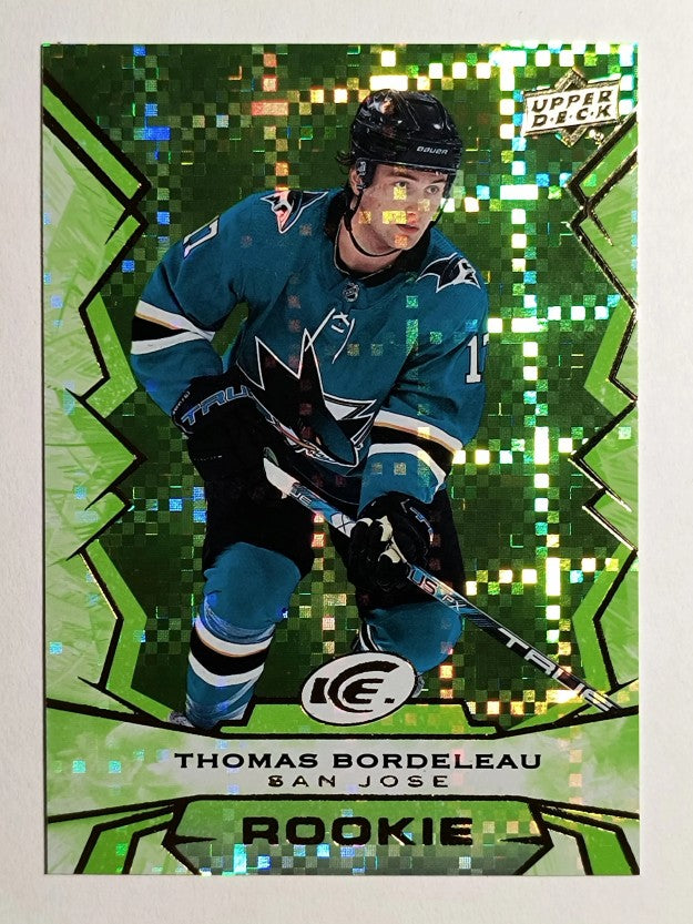 2022-23 Upper Deck Ice Green #134 Thomas Bordeleau RC