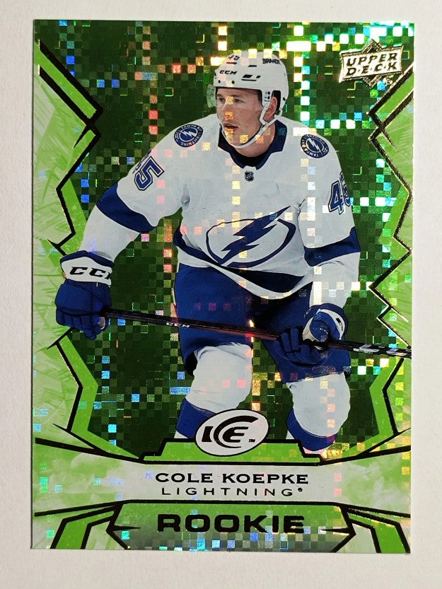 2022-23 Upper Deck Ice Green #103 Cole Koepke RC