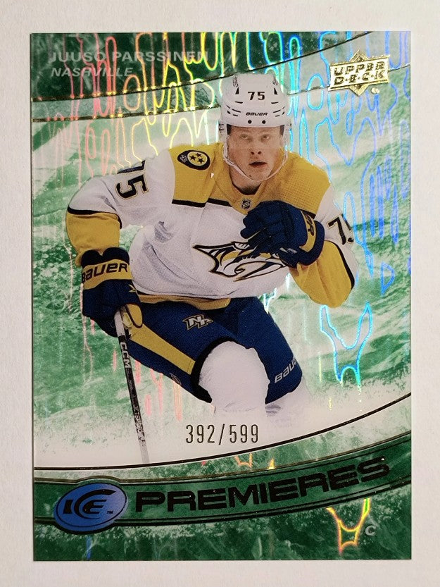 2022-23 Upper Deck Ice Green #224 Juuso Parssinen
