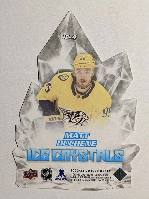 2022-23 Upper Deck Ice Crystals #IC4 Matt Duchene
