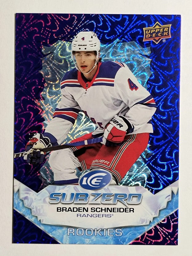2022-23 Upper Deck Ice Sub Zero Rookies #BS Braden Schneider /999