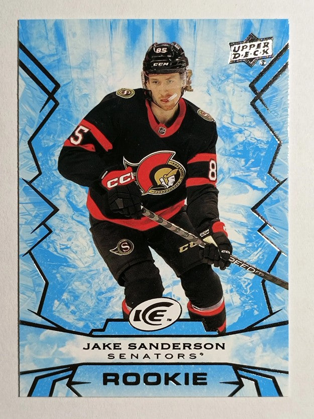 2022-23 Upper Deck Ice #108 Jake Sanderson RC