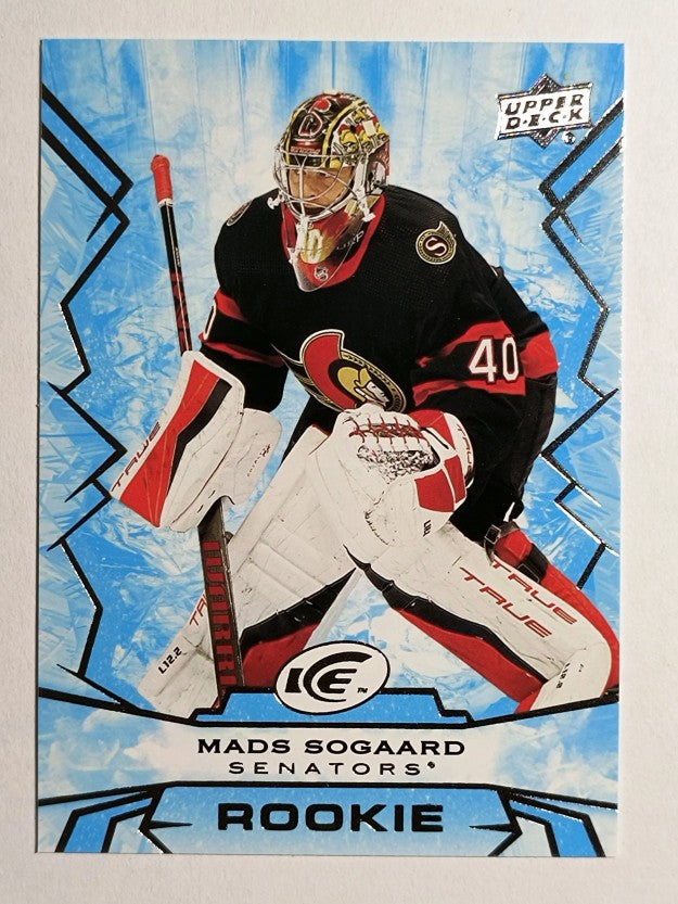 2022-23 Upper Deck Ice #137 Mads Sogaard RC