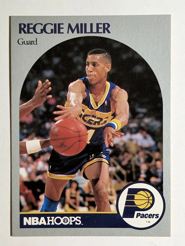 1990-91 Hoops #135 Reggie Miller