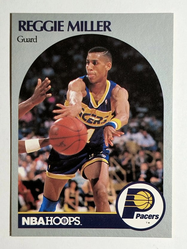 1990-91 Hoops #135 Reggie Miller