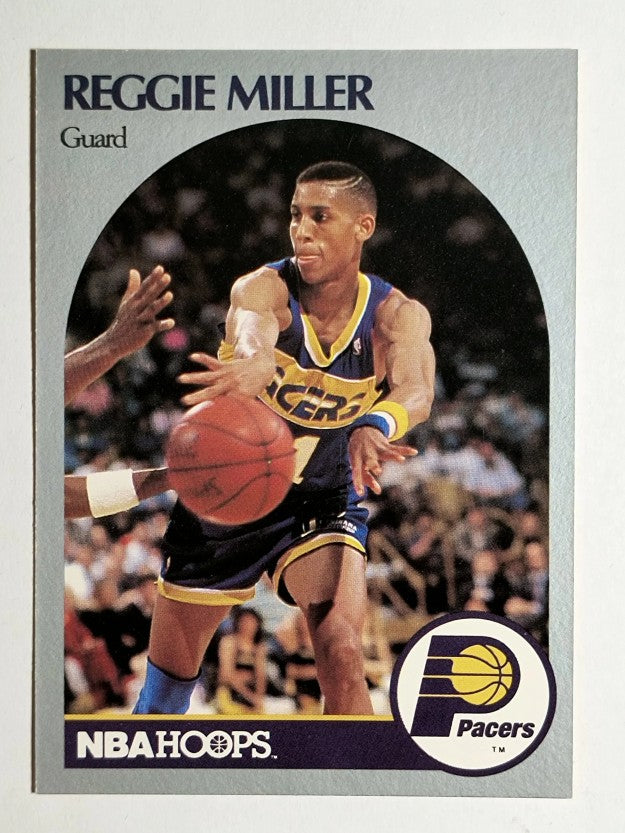 1990-91 Hoops #135 Reggie Miller