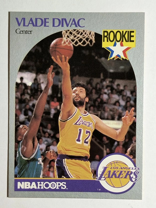 1990-91 Hoops #154 Vlade Divac RC