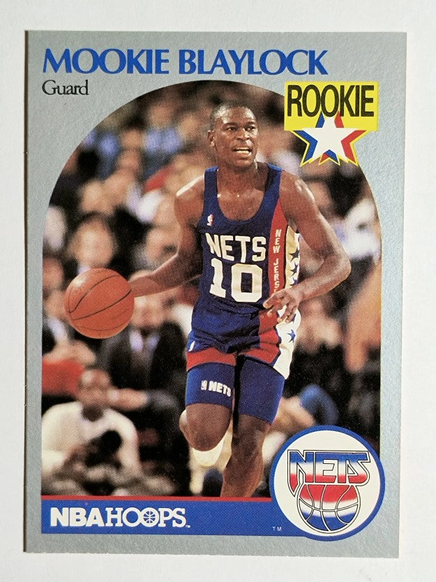 1990-91 Hoops #193 Mookie Blaylock RC