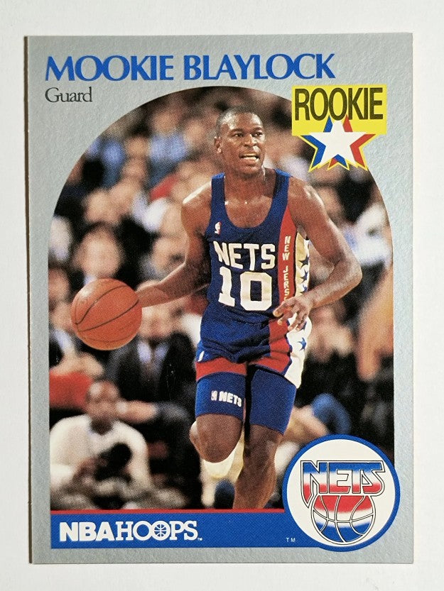 1990-91 Hoops #193 Mookie Blaylock RC