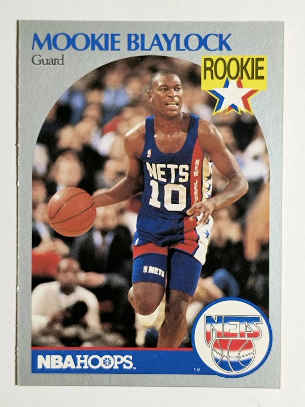 1990-91 Hoops #193 Mookie Blaylock RC