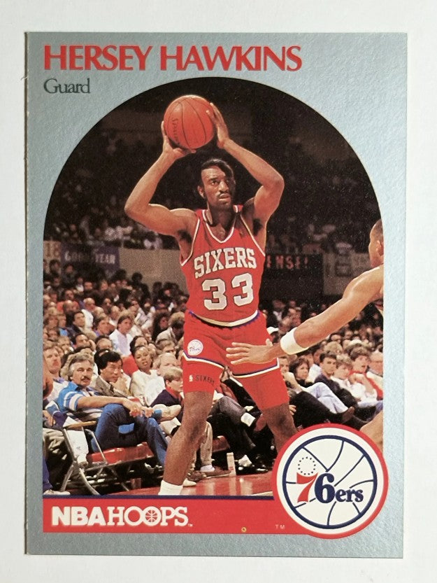 1990-91 Hoops #229 Hersey Hawkins