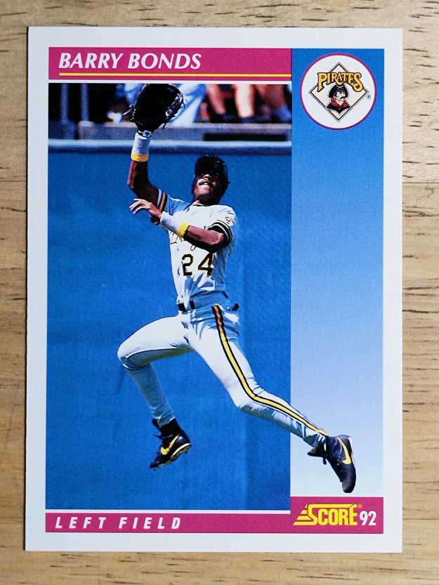 1992 Score #555 Barry Bonds