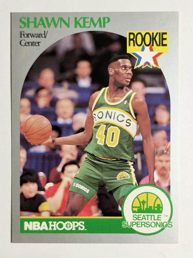 1990-91 Hoops #279 Shawn Kemp RC