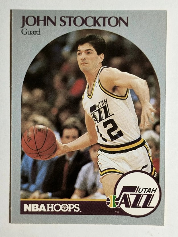 1990-91 Hoops #294 John Stockton
