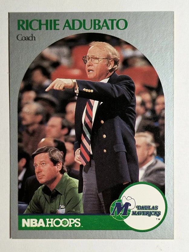 1990-91 Hoops #310 Richie Adubato CO