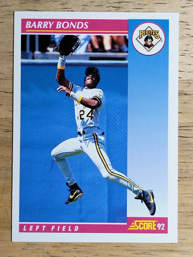 1992 Score #555 Barry Bonds