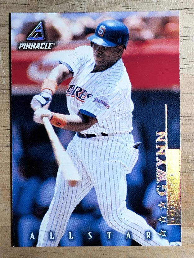 1998 Pinnacle Away Statistics Back #1 Tony Gwynn