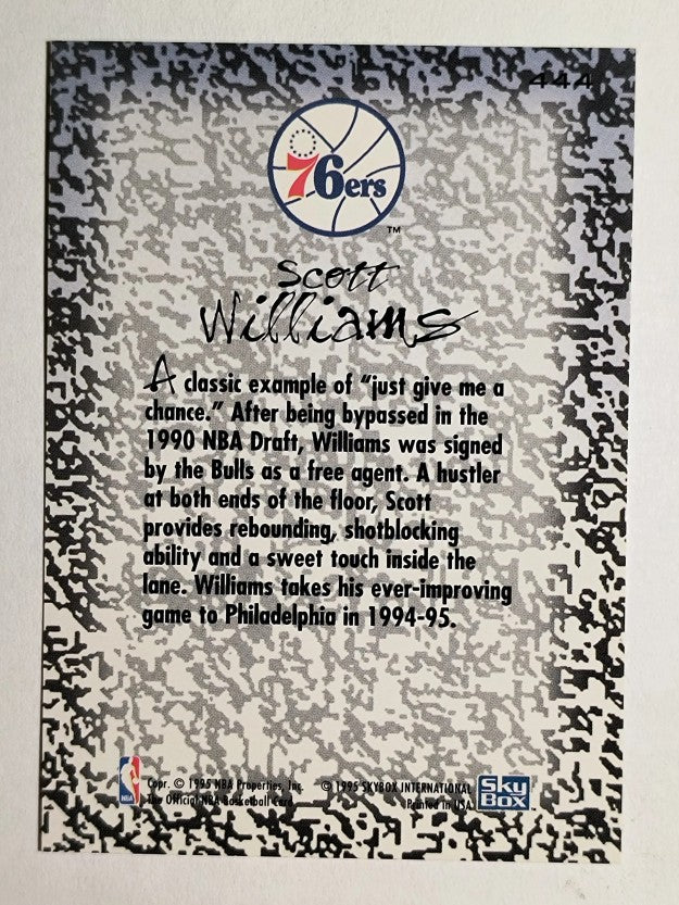 1994-95 Hoops #444 Scott Williams GM