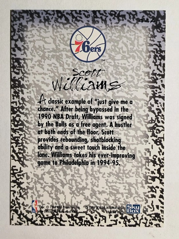 1994-95 Hoops #444 Scott Williams GM