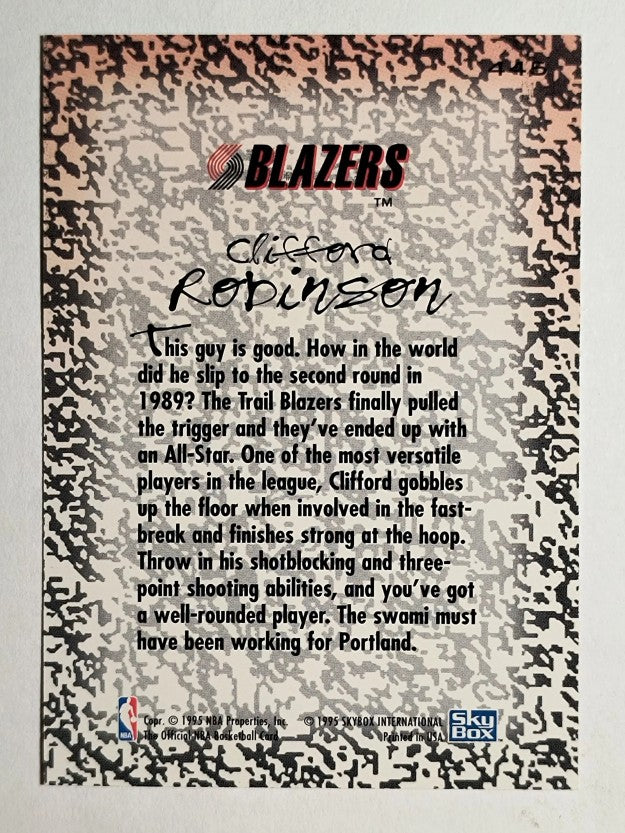 1994-95 Hoops #445 Clifford Robinson GM