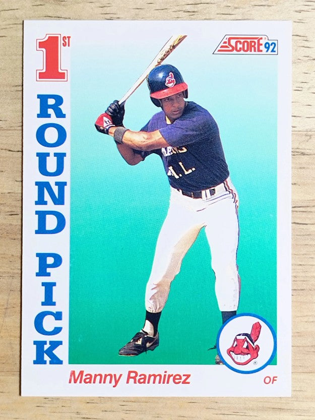 1992 Score #800 Manny Ramirez RC
