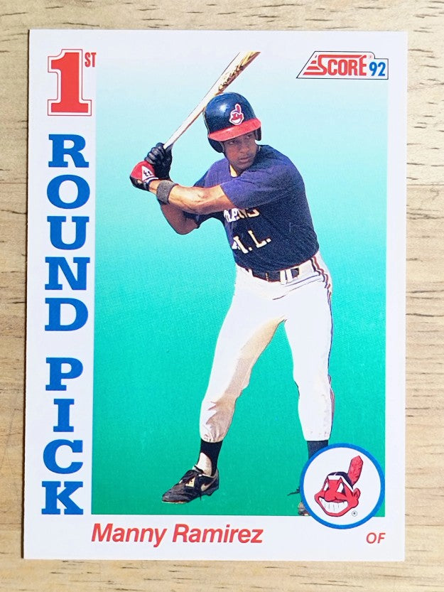 1992 Score #800 Manny Ramirez RC
