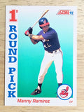 1992 Score #800 Manny Ramirez RC
