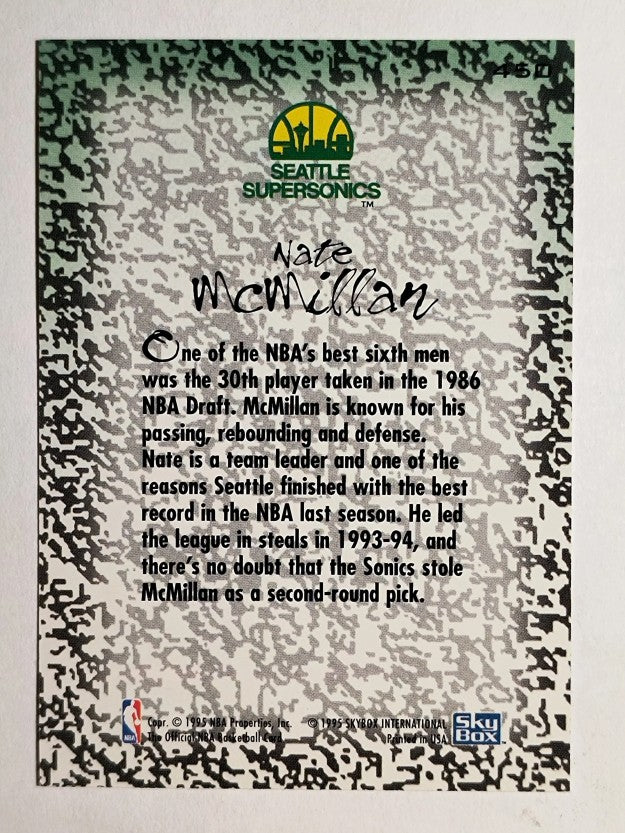 1994-95 Hoops #450 Nate McMillan GM