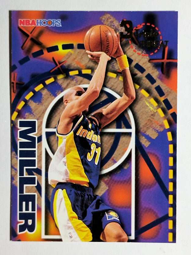 1995-96 Hoops #245 Reggie Miller TT