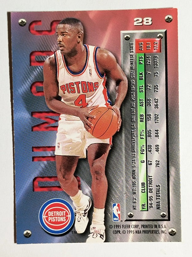 1995-96 Metal #28 Joe Dumars