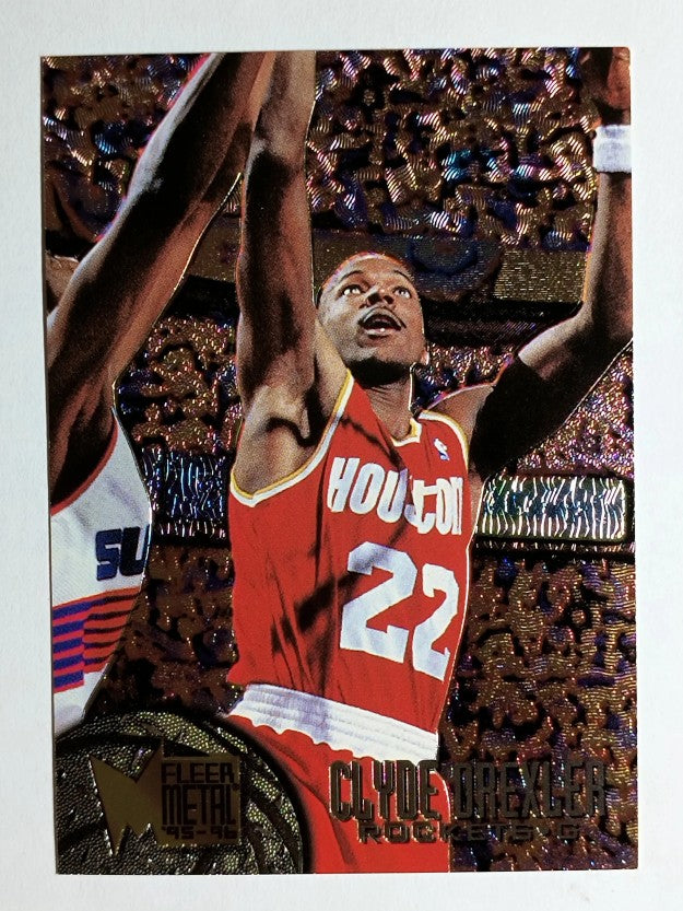 1995-96 Metal #38 Clyde Drexler