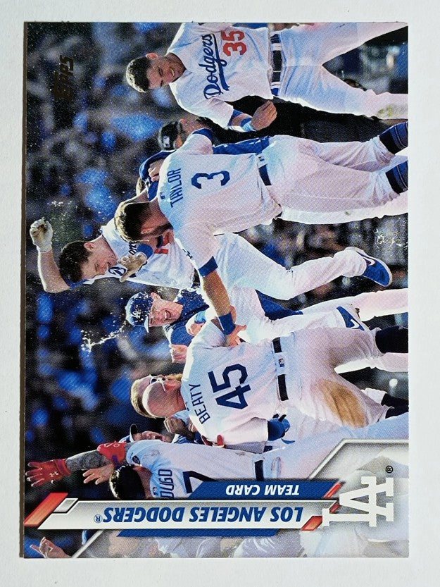 2020 Topps #245 Los Angeles Dodgers TC