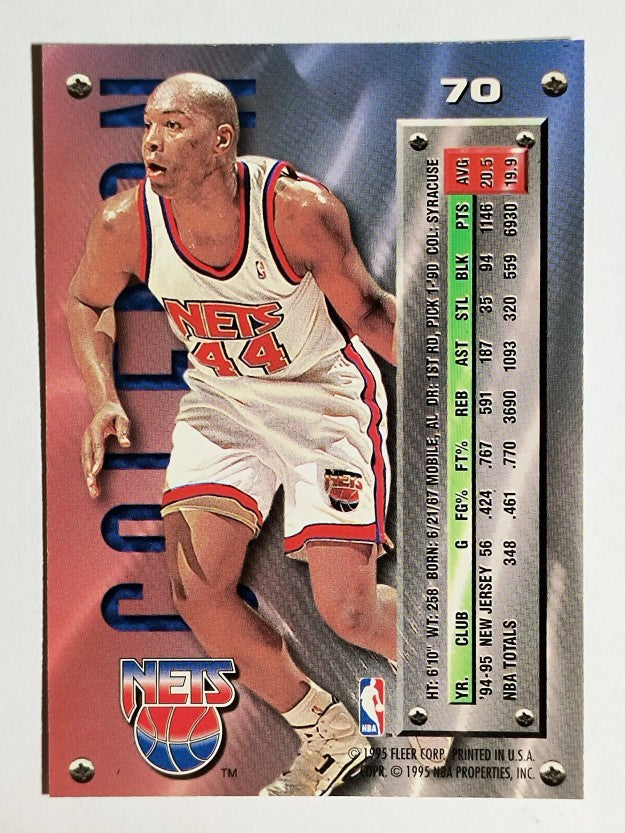 1995-96 Metal #70 Derrick Coleman