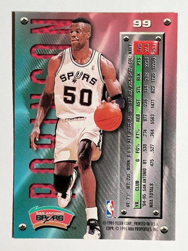 1995-96 Metal #99 David Robinson