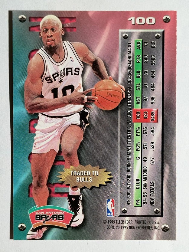 1995-96 Metal #100 Dennis Rodman