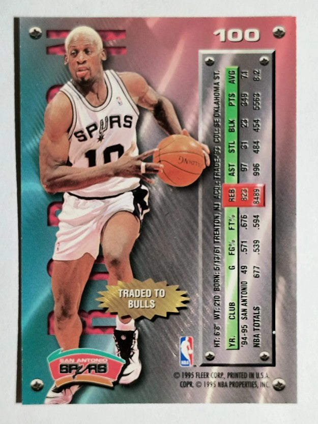 1995-96 Metal #100 Dennis Rodman