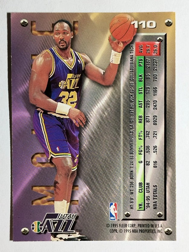 1995-96 Metal #110 Karl Malone