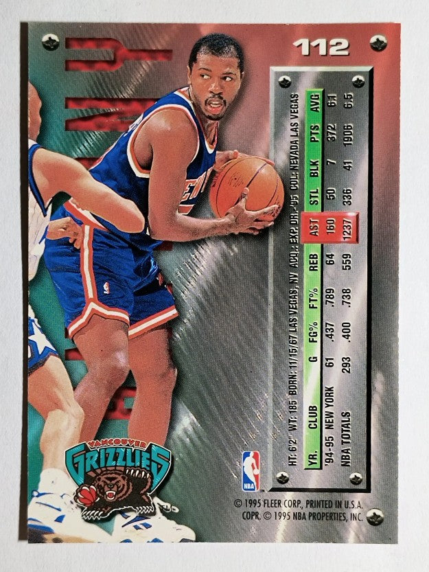1995-96 Metal #112 Greg Anthony