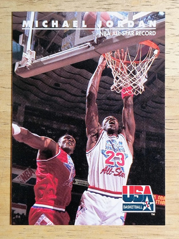 1992 SkyBox USA #43 Michael Jordan/NBA All-Star Record
