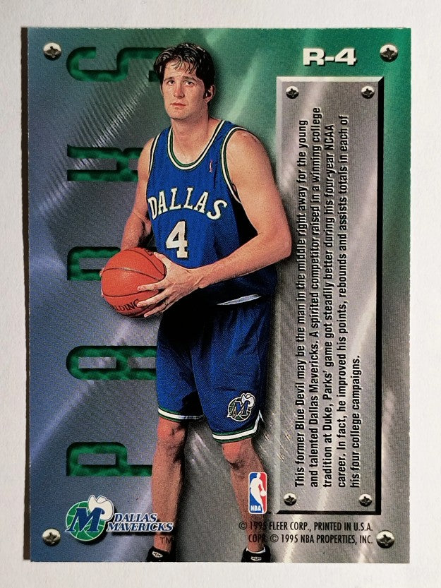 1995-96 Metal Rookie Roll Call #R4 Cherokee Parks