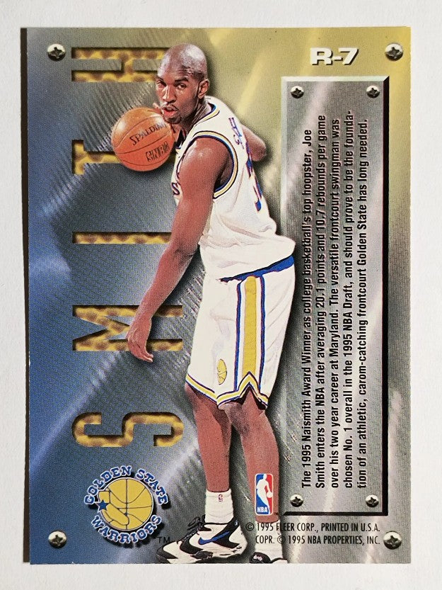 1995-96 Metal Rookie Roll Call #R7 Joe Smith