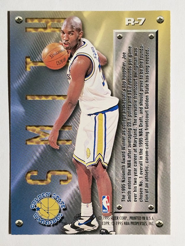 1995-96 Metal Rookie Roll Call #R7 Joe Smith