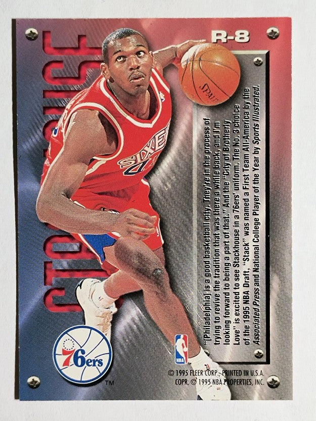 1995-96 Metal Rookie Roll Call #R8 Jerry Stackhouse