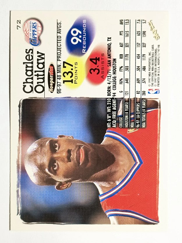 1997-98 Hoops #72 Bo Outlaw