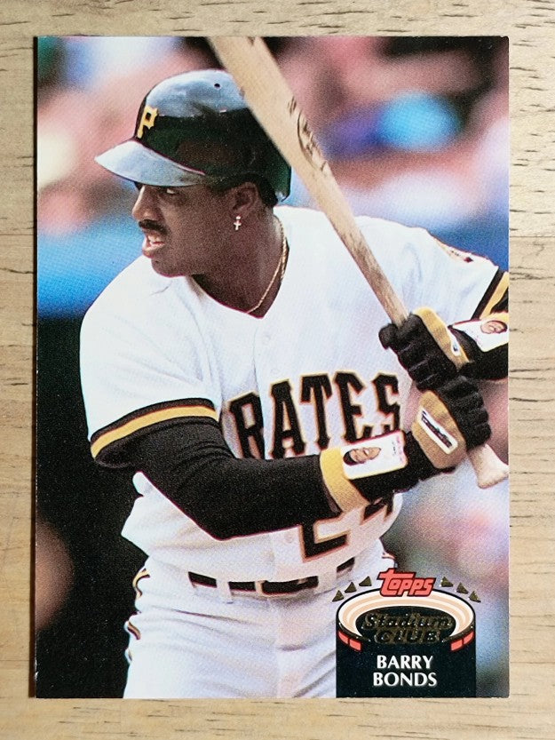 1992 Stadium Club #620 Barry Bonds