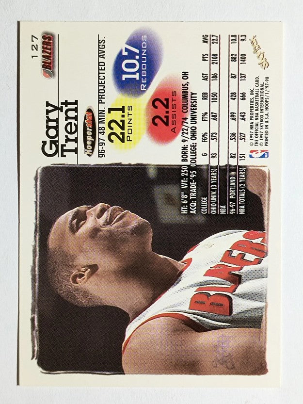 1997-98 Hoops #127 Gary Trent