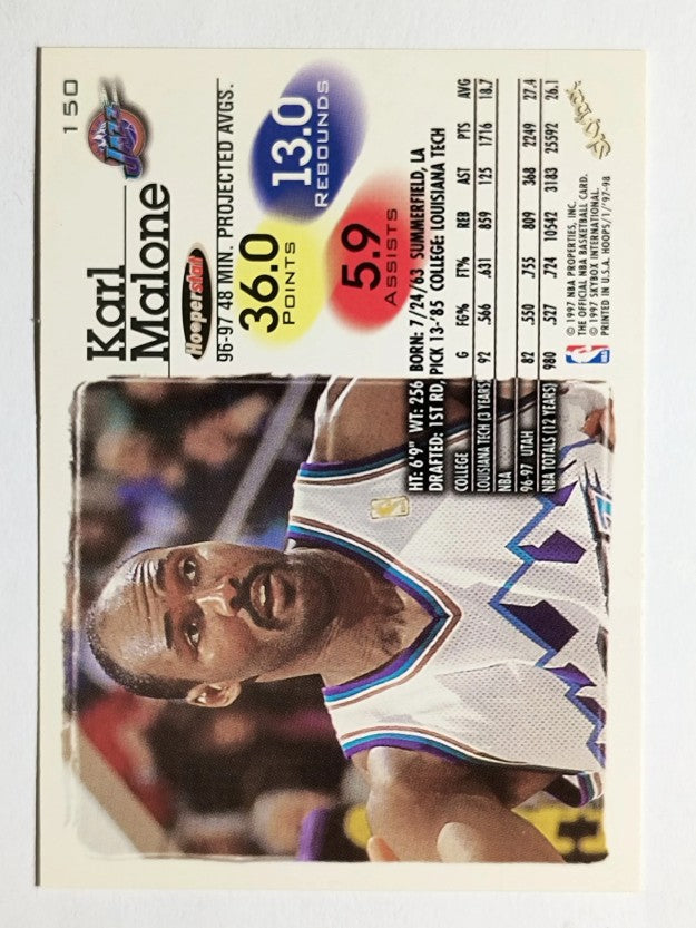 1997-98 Hoops #150 Karl Malone