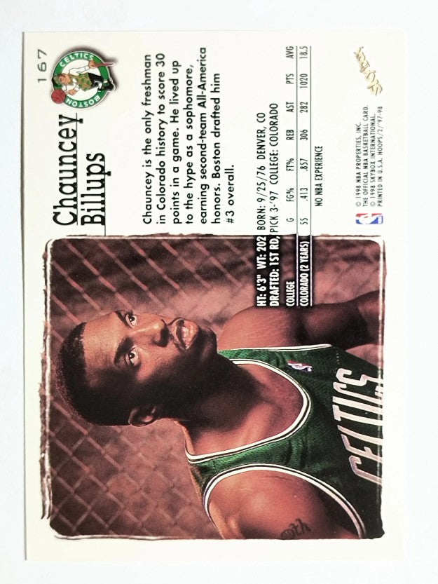 1997-98 Hoops #167 Chauncey Billups RC