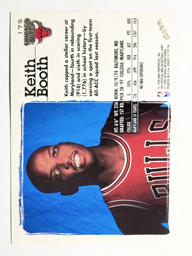 1997-98 Hoops #175 Keith Booth RC